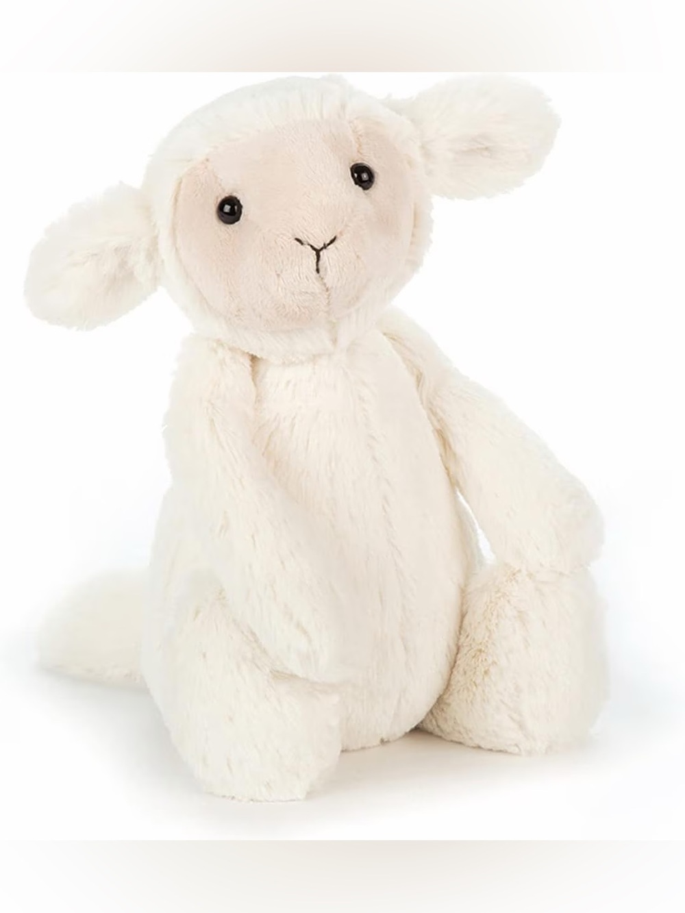 Jellycat London Lamb 8” Cream White Plush Stuffed Animal